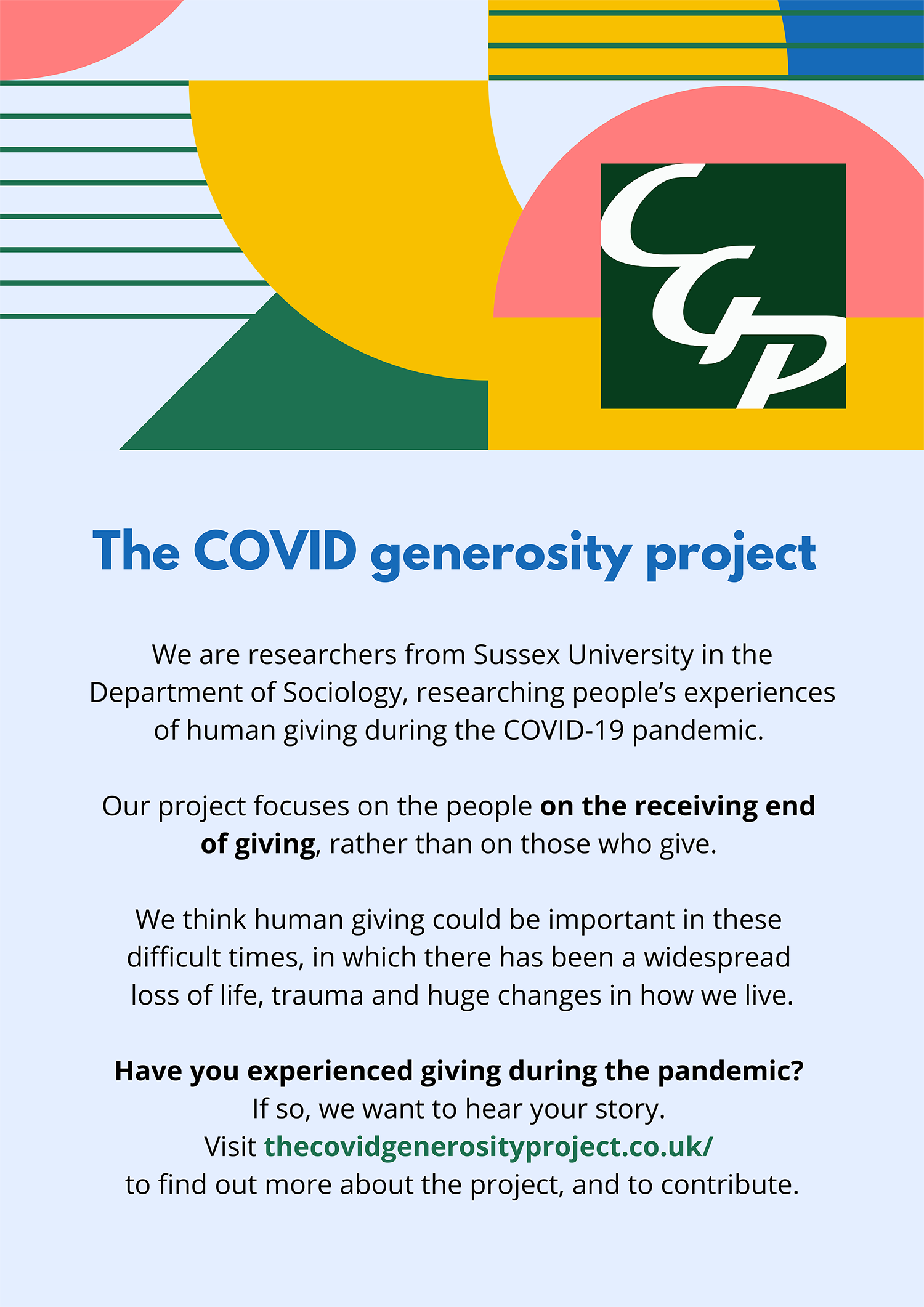 The Covid Generosity Project